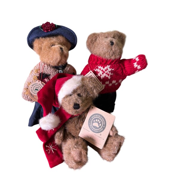 Lot Of 3 Boyd’s bears - Plush Bears W/Original Tags - Holiday & Sweater Bears - Picture 2 of 15